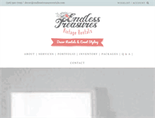 Tablet Screenshot of endlesstreasurerentals.com